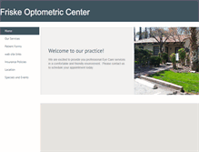 Tablet Screenshot of friskeoptometriccenter.com